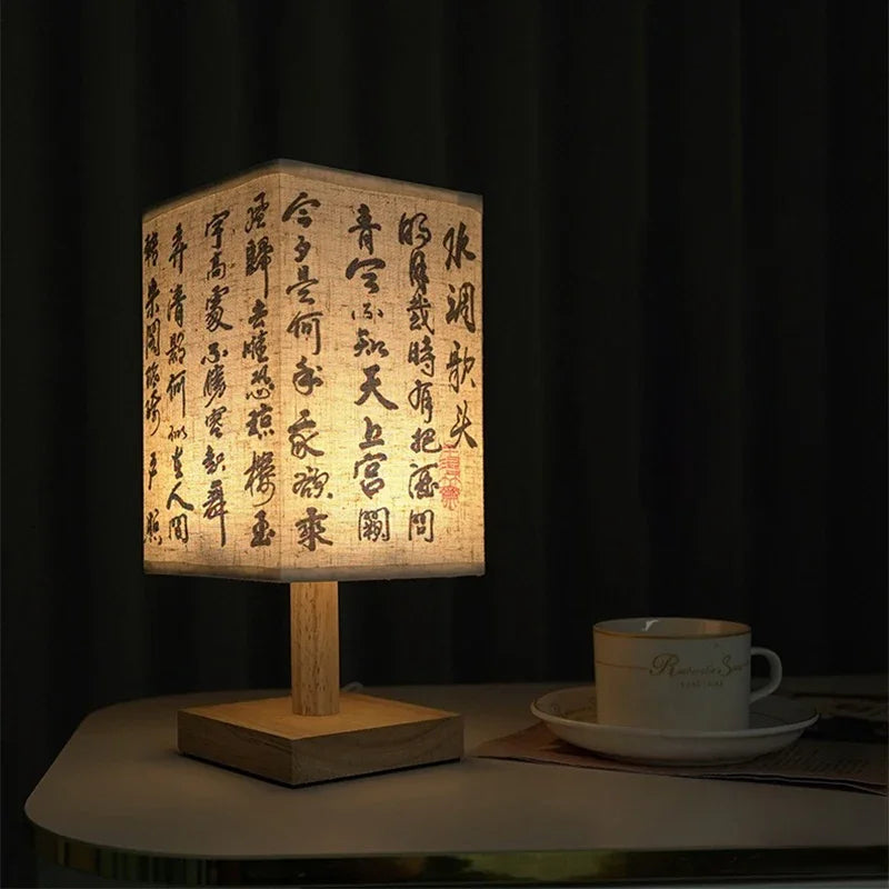 SinoLight – Dimbare LED-tafellamp in Chinese stijl – Voor slaapkamer & nachtkastje
