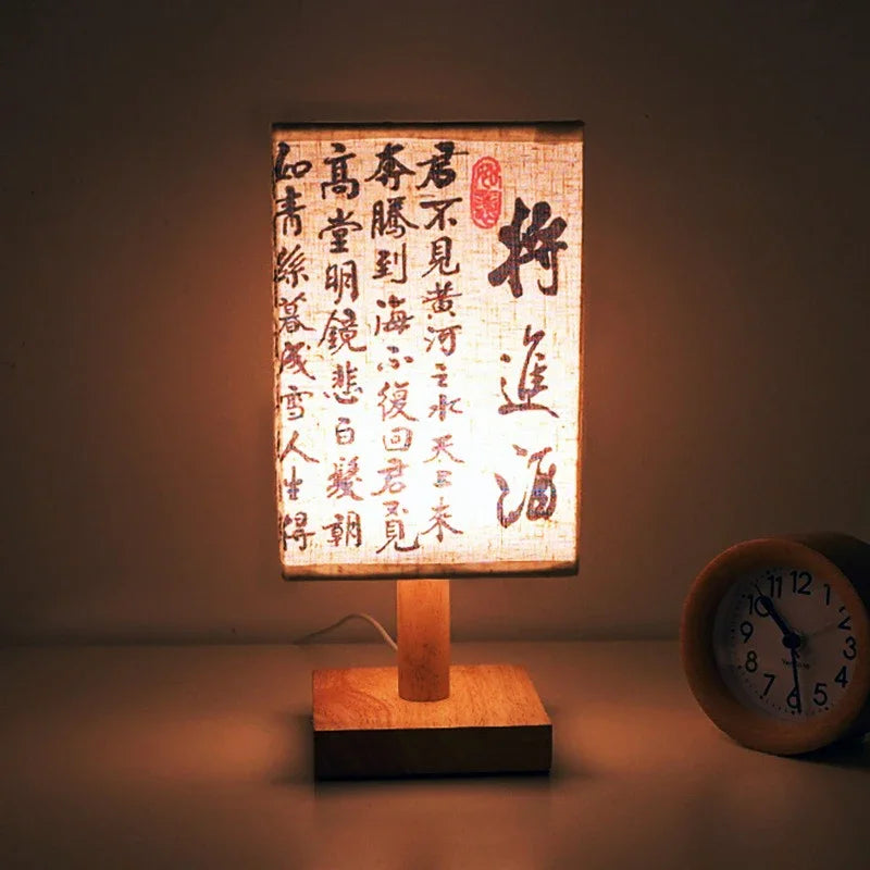 SinoLight – Dimbare LED-tafellamp in Chinese stijl – Voor slaapkamer & nachtkastje