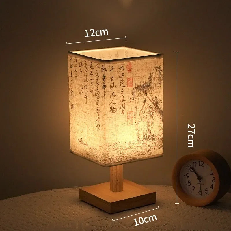 SinoLight – Dimbare LED-tafellamp in Chinese stijl – Voor slaapkamer & nachtkastje