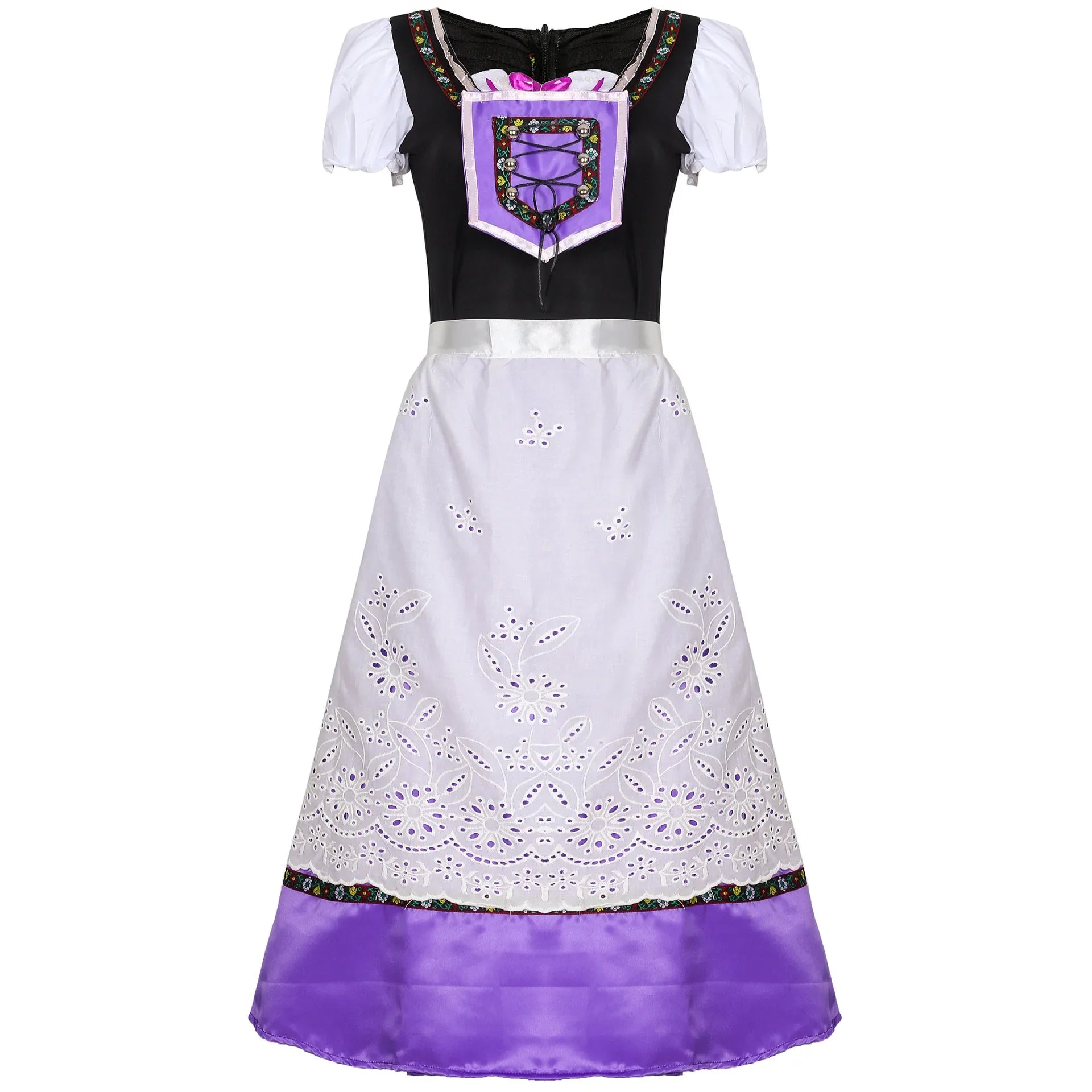 BavariaStyle – Dirndl dress with apron – Ideal for Oktoberfest & parties