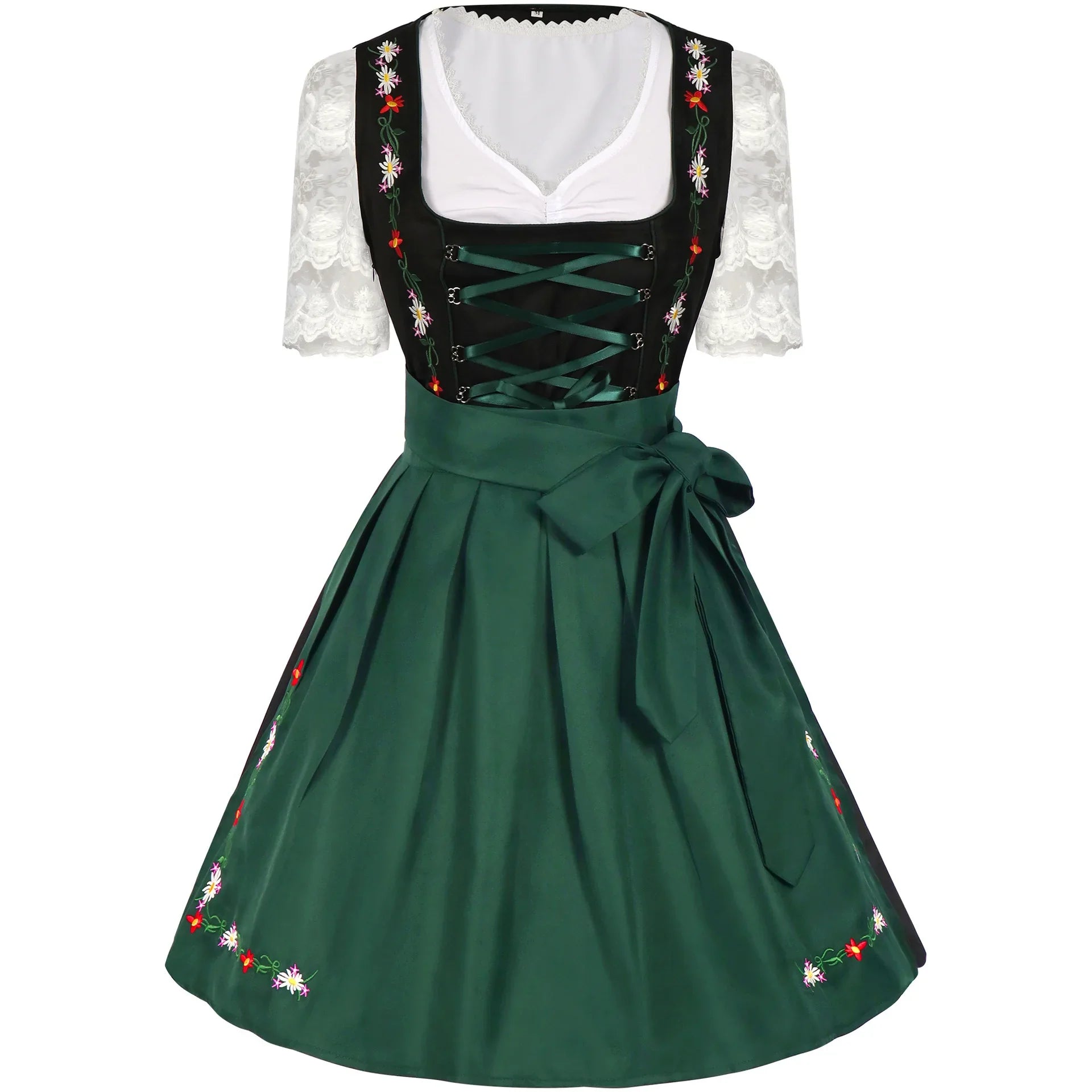 BavariaStyle – Dirndl dress with apron & lace – Wiesn look for women