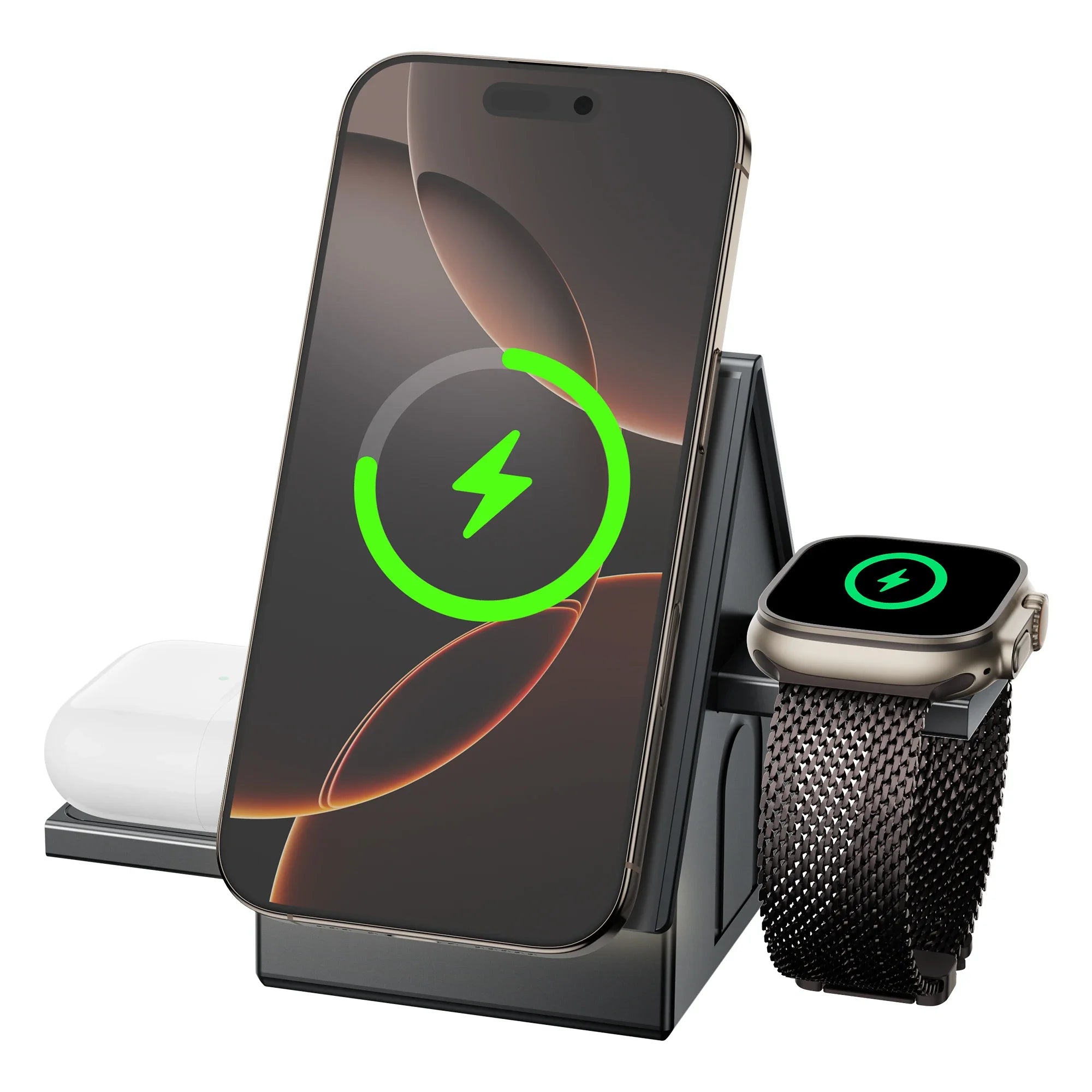 Voltari – Wireless charger 3-in-1 15W – iPhone, AirPods, Apple Watch