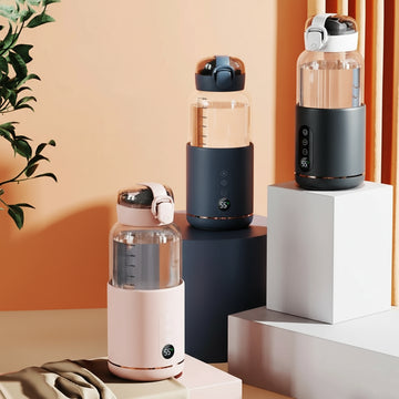 Draadloze Babyflessenwarmer met Temperatuurregeling en USB-Oplaadfunctie voor Baby's 5