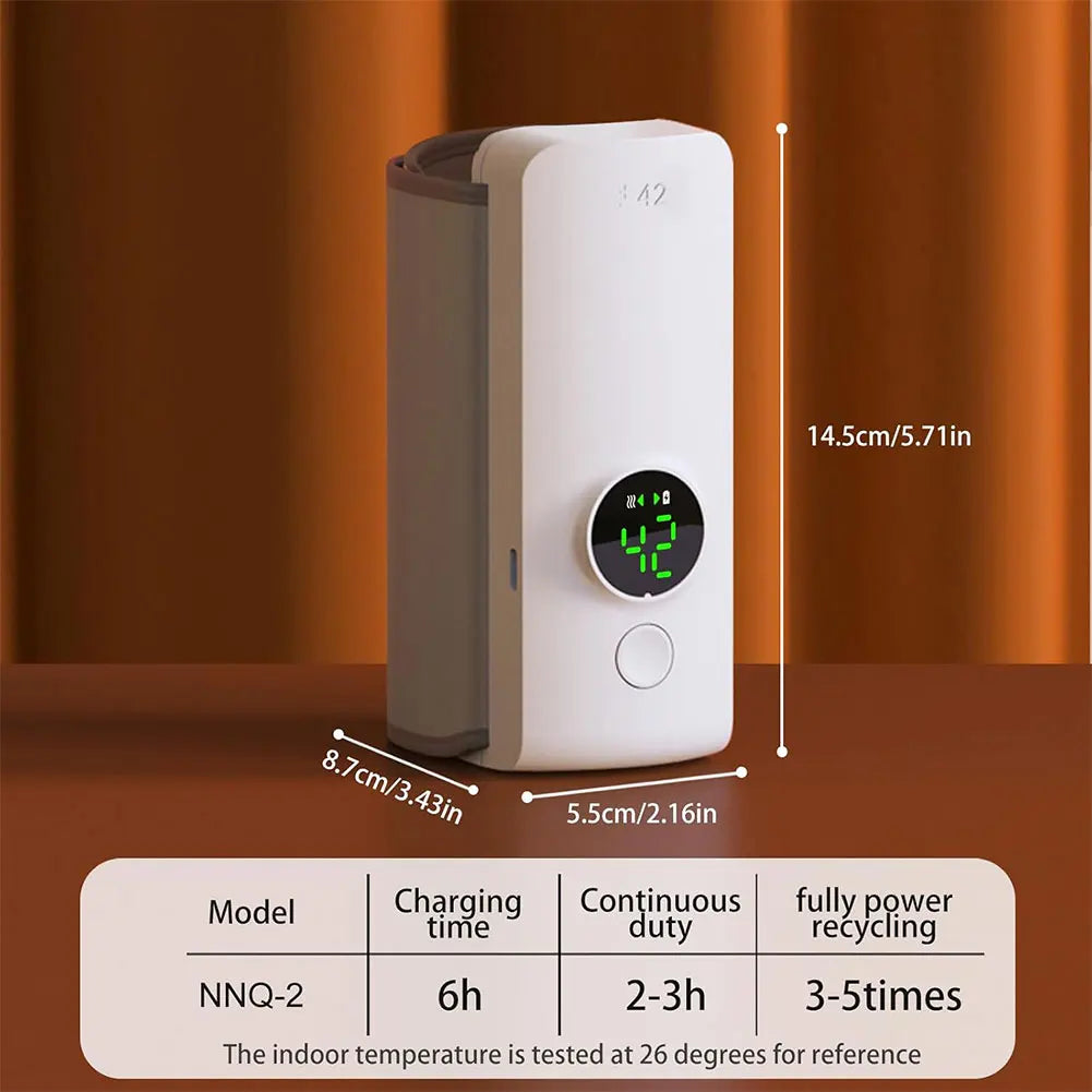 Draadloze Draagbare Flessenwarmer voor Onderweg met Temperatuurregeling 5