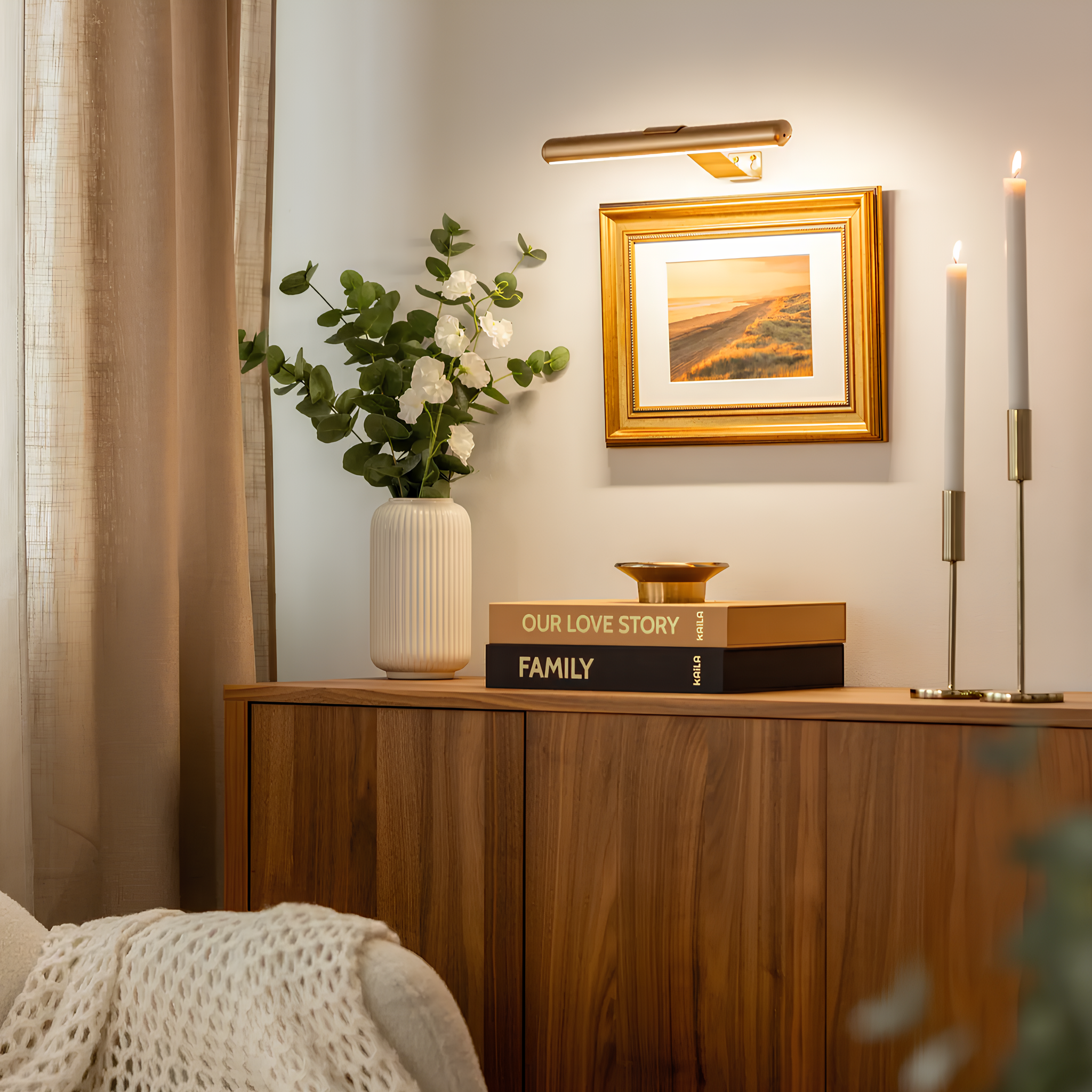 Draadloze Wandverlichting Binnen met Afstandsbediening en Dimbare Kleuren