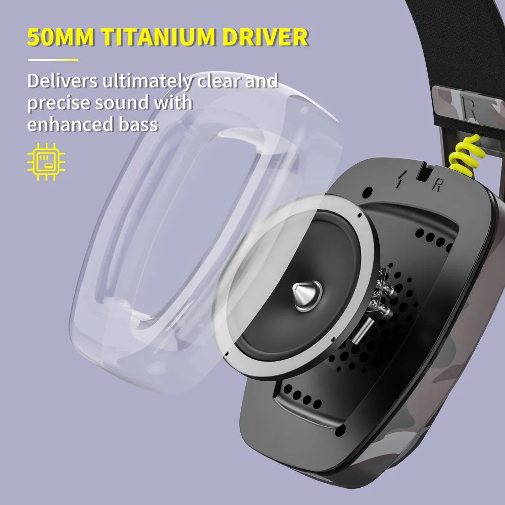 Binnune – Draadloze gaming headset 2.4GHz & BT – PS5, PS4 & PC