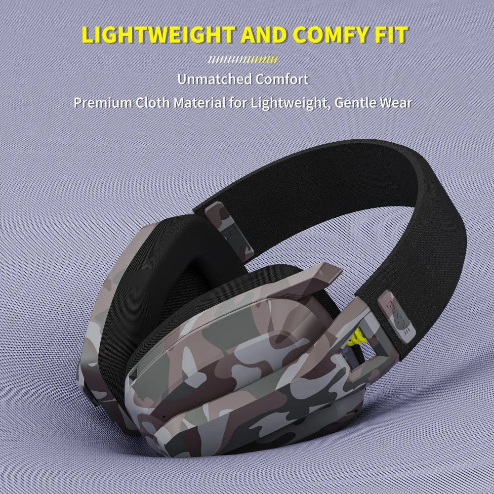 Binnune – Draadloze gaming headset 2.4GHz & BT – PS5, PS4 & PC