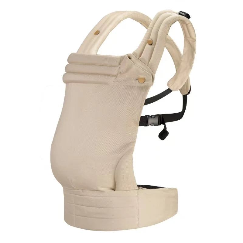 Draagzak Baby – Beige Witte Babydrager voor 3-36 Maanden met Meerdere Draagposities