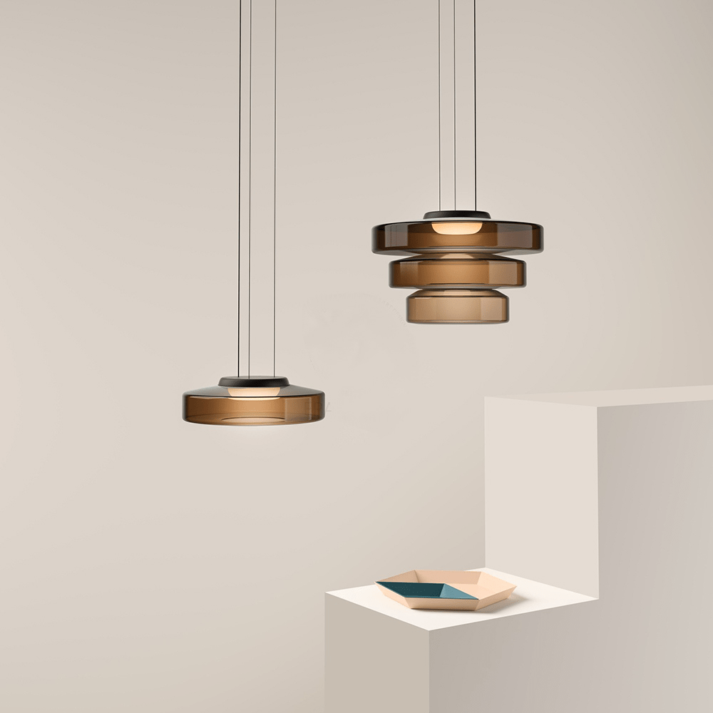 AuroraLicht – Glazen Bauhaus Hanglamp | Modern & Verstelbaar Design