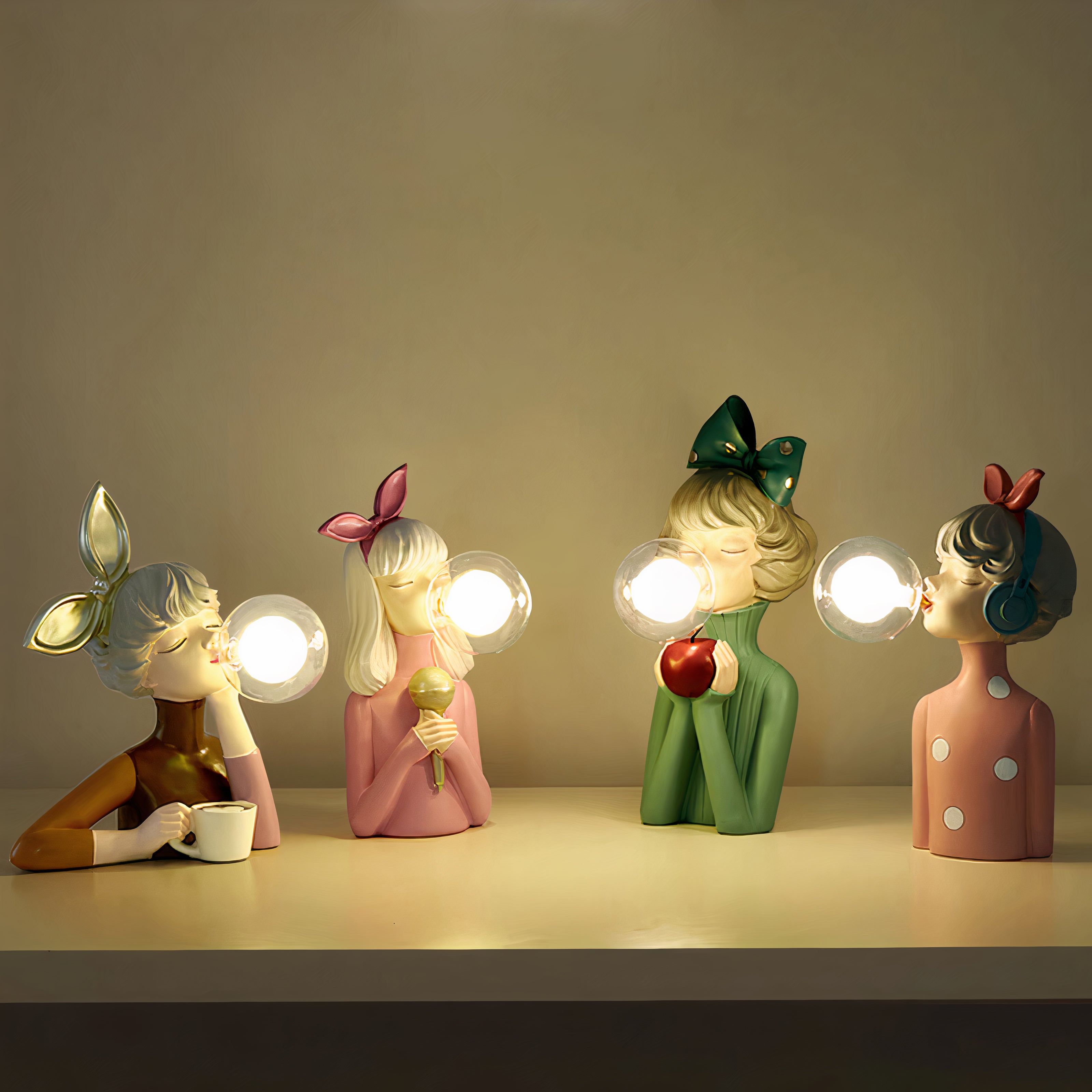 Melzano SophiLux | Stylish Sisters Table Lamp for Timeless Elegance and Refinement
