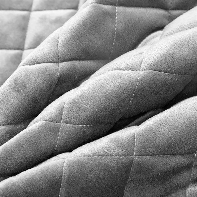 Elektrisch Verwarmd Zitkussen 45x90cm met Slimme Timer en Rugleuning, Grijs 3