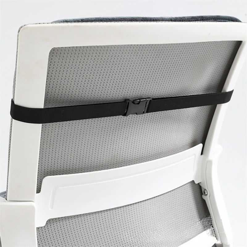 Elektrisch Verwarmd Zitkussen 45x90cm met Slimme Timer en Rugleuning, Grijs 4