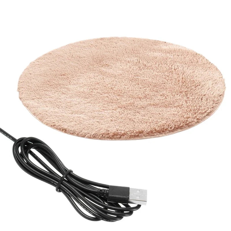 Elektrische Heizdecke für kleine Hunde – Wasserdichtes Plüsch Pad, USB Aufladung, 28 °C 6