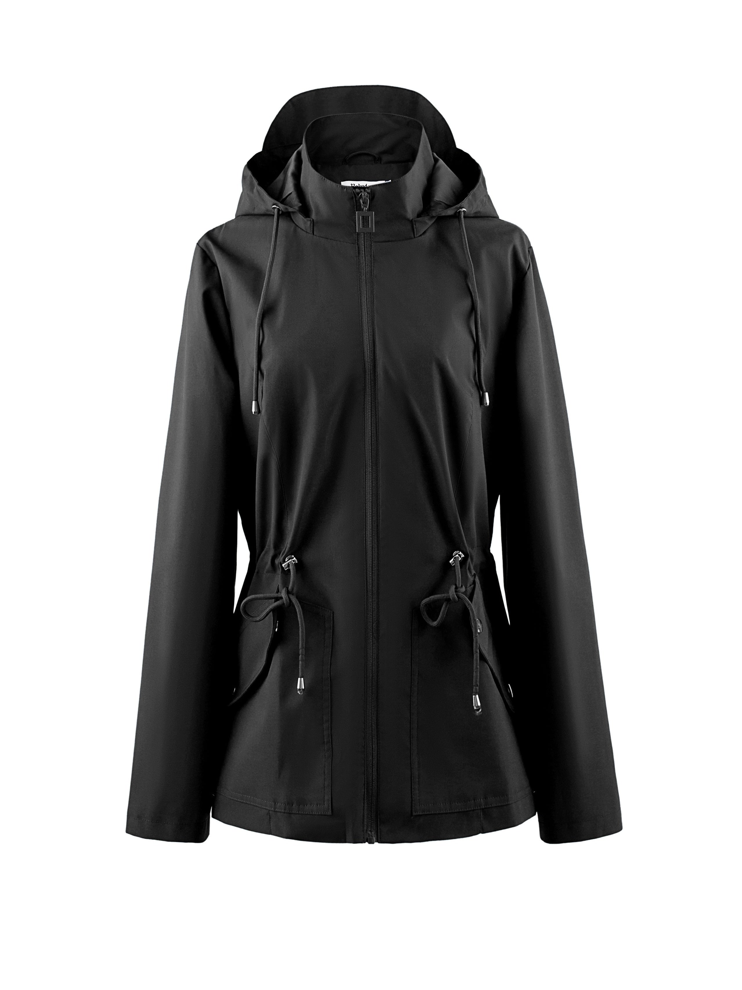 Emma – Waterproof, tailored jacket with hood – Elegance meets functionality