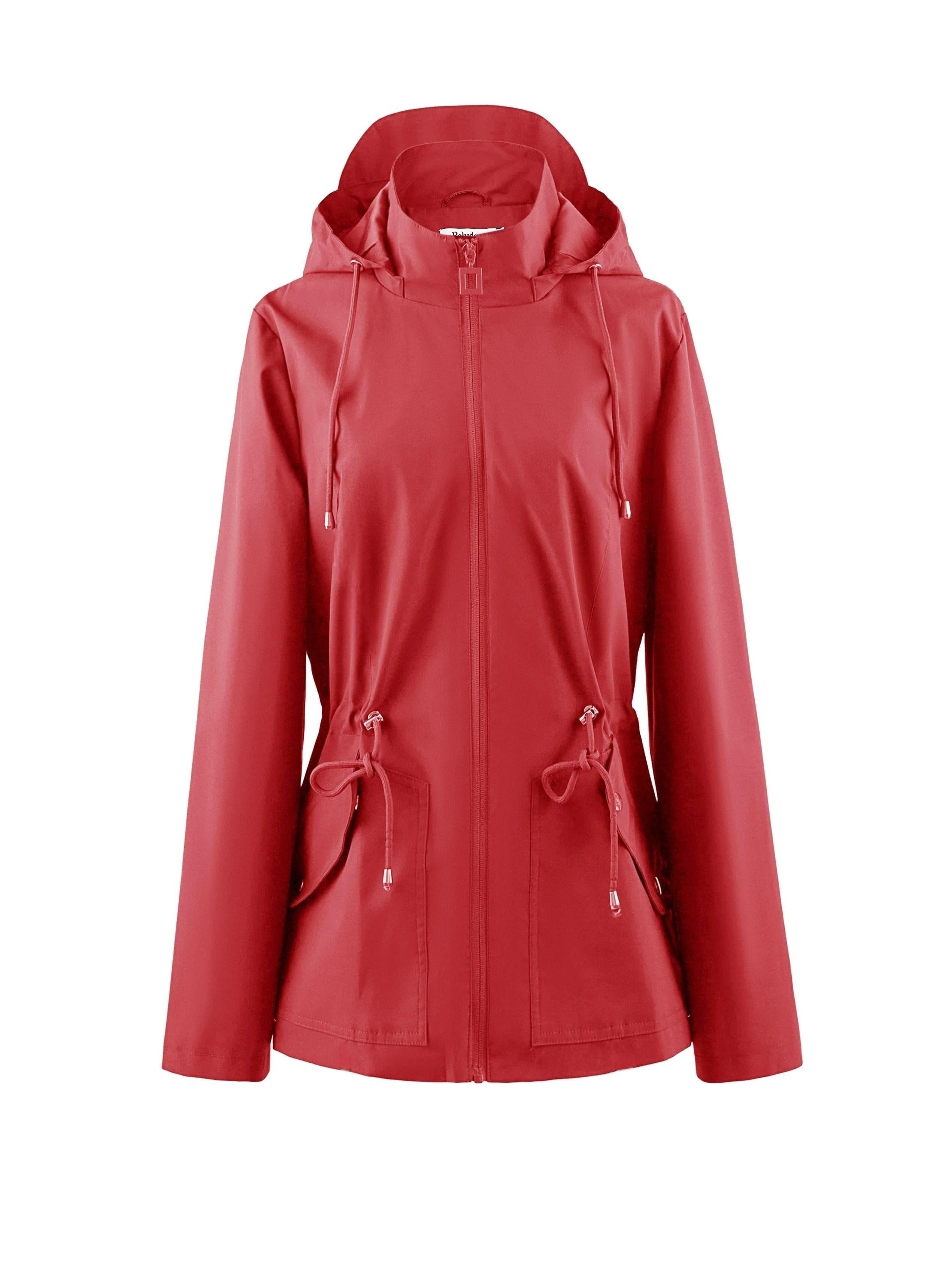 Emma – Waterproof, tailored jacket with hood – Elegance meets functionality
