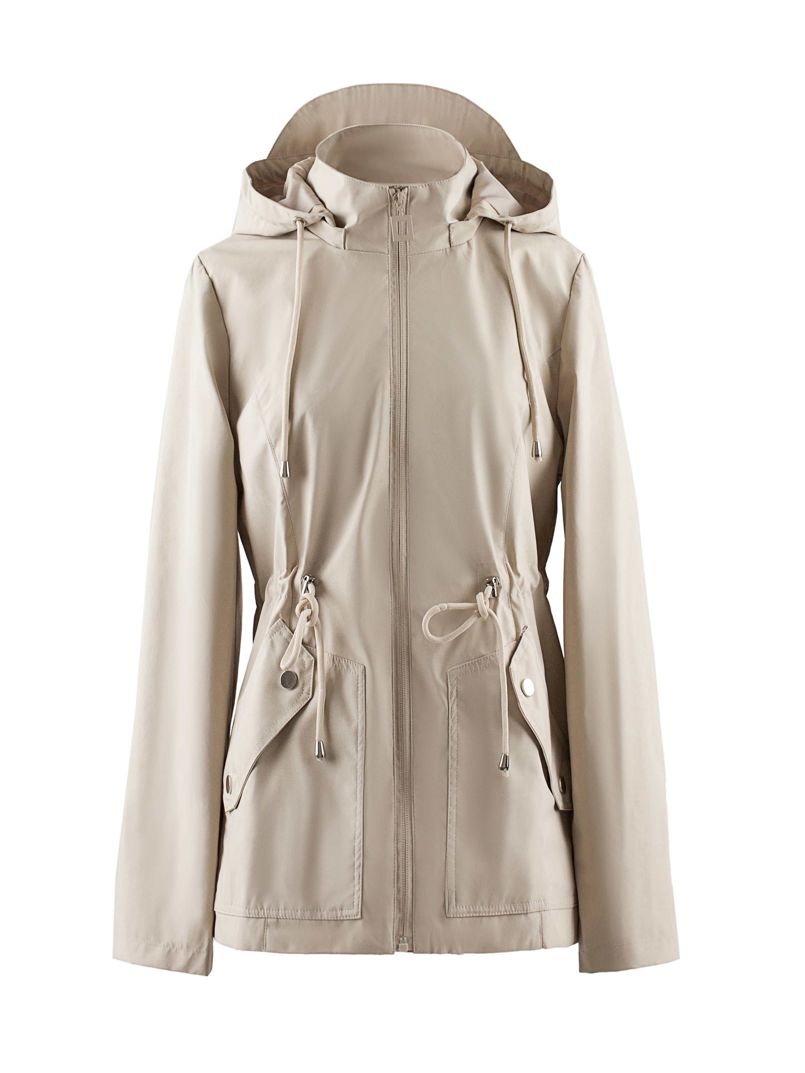 Emma – Waterproof, tailored jacket with hood – Elegance meets functionality