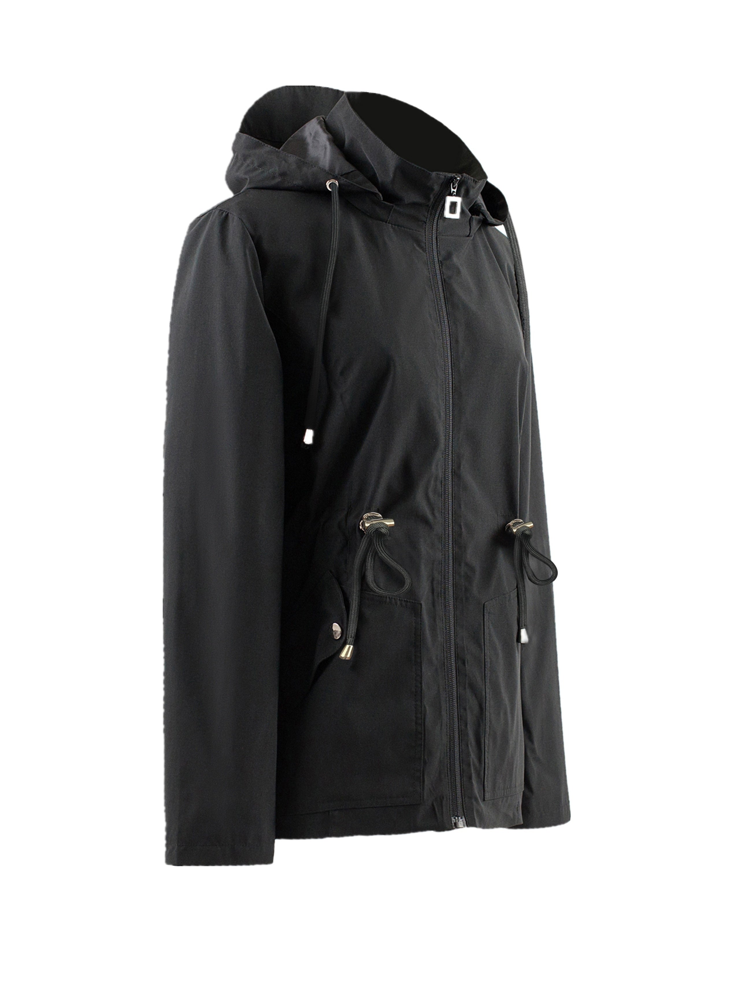 Emma – Waterproof, tailored jacket with hood – Elegance meets functionality