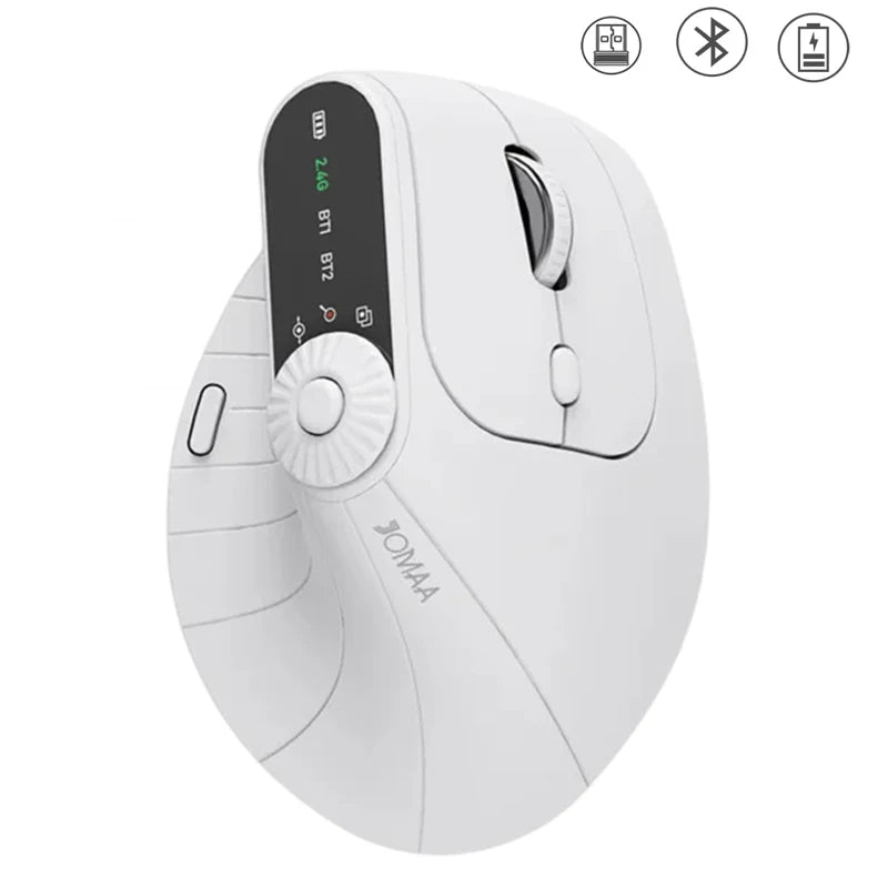 Ergomiq – Verticale muis Bluetooth 5.1 & oplaadbaar – ergonomisch ontwerp