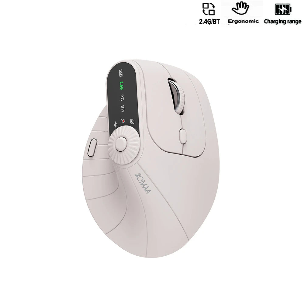 Ergomiq – Verticale muis Bluetooth 5.1 & oplaadbaar – ergonomisch ontwerp