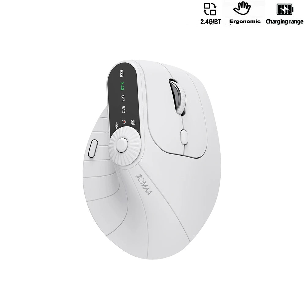 Ergomiq – Verticale muis Bluetooth 5.1 & oplaadbaar – ergonomisch ontwerp