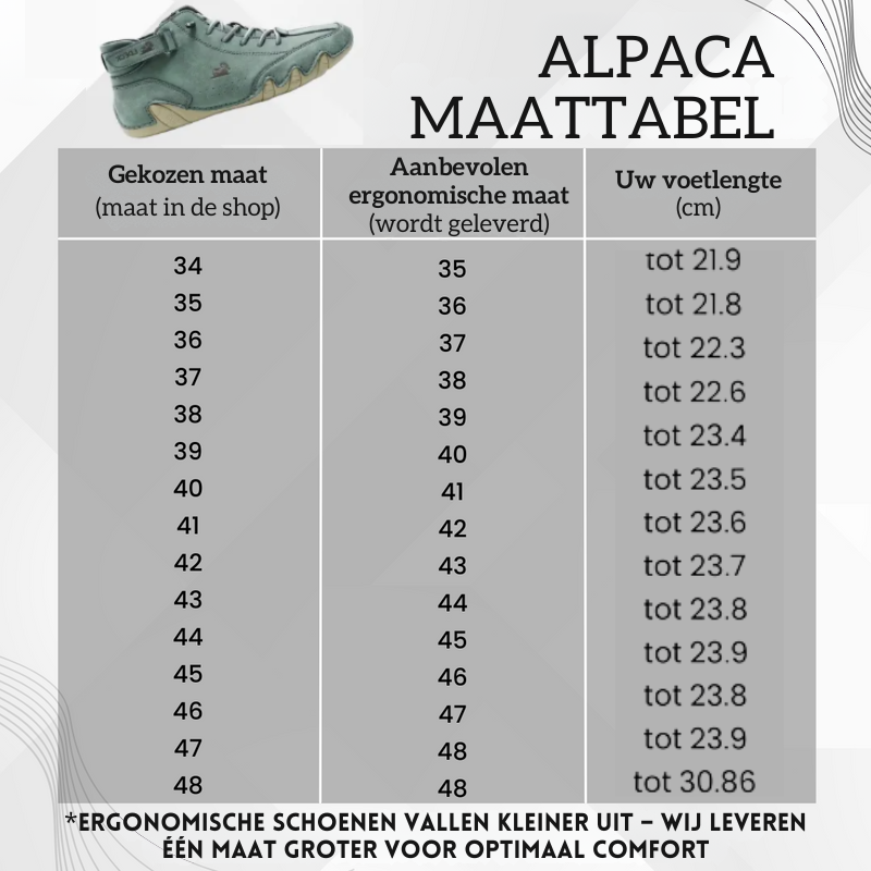 Alpura – Leren Blootsvoetschoenen Waterdicht & Ergonomisch – Voor Dagelijks Gebruik