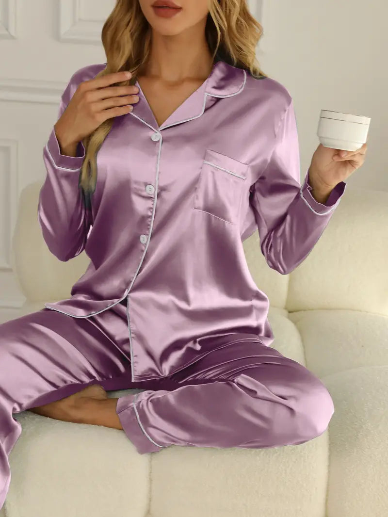 Veloura – Women's pajama set soft & elegant – sleep comfort with style