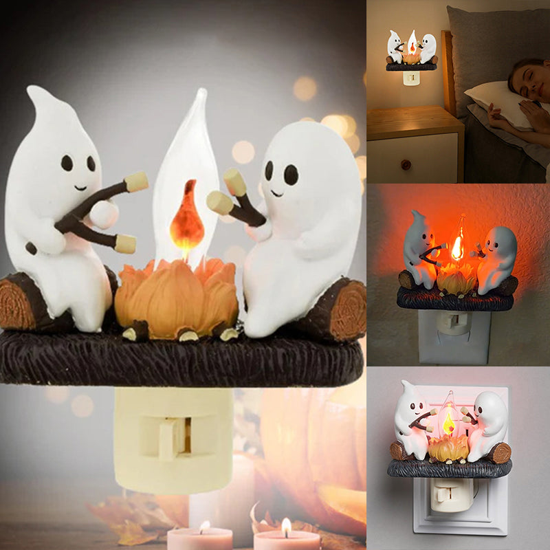 FlameGlow Simulatie Kampvuur Lamp - Spookachtige Sfeerverlichting