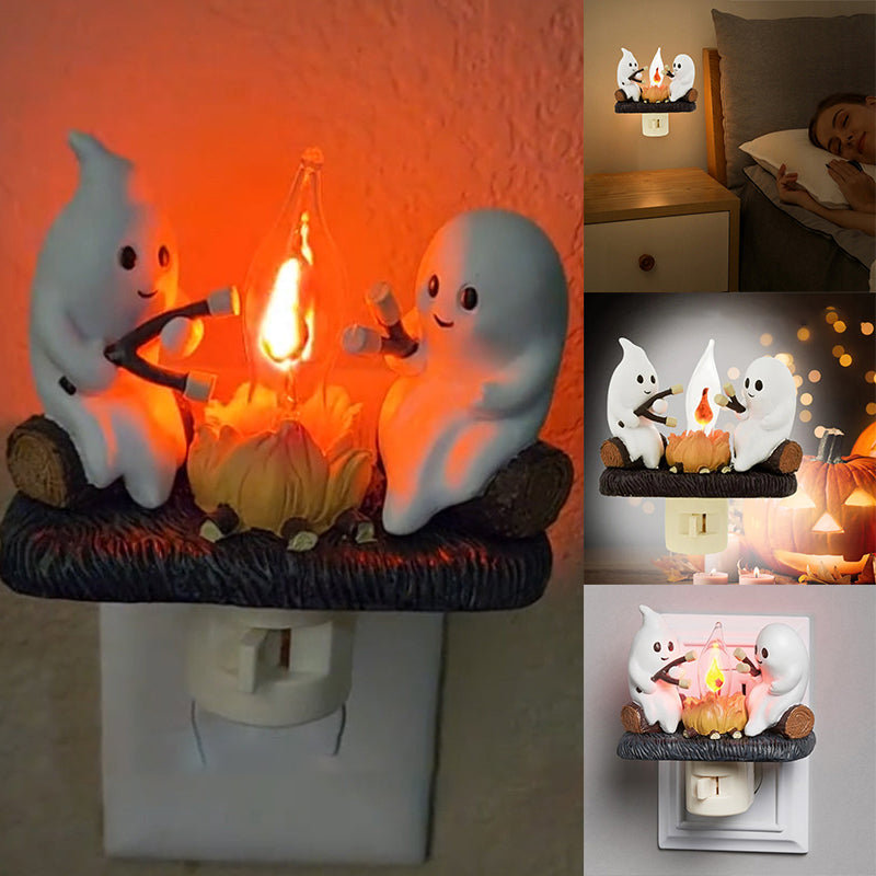 FlameGlow Simulatie Kampvuur Lamp - Spookachtige Sfeerverlichting