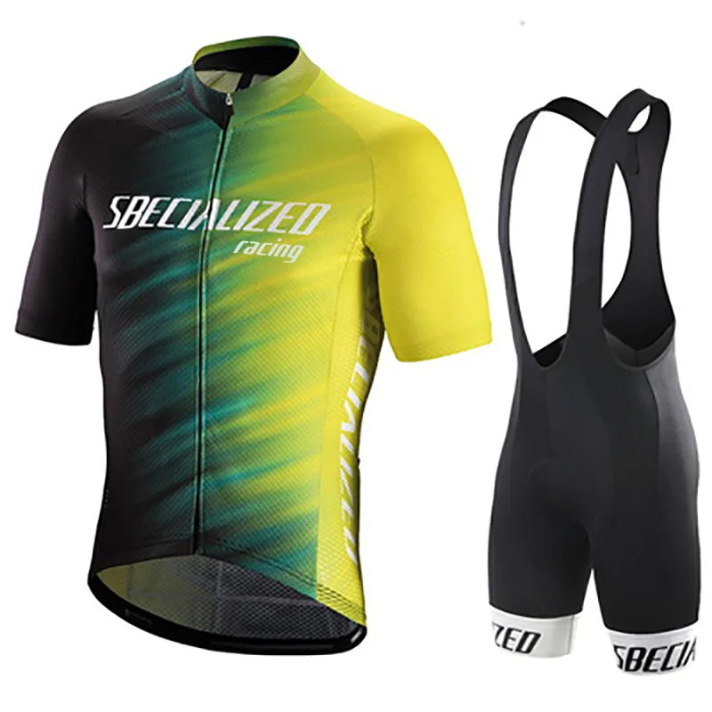 Velonix Fietskleding Set Heren – Ademende Zomer Wielertrui & Bib Shorts voor Racefiets & MTB