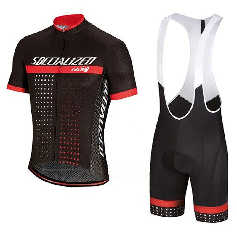 Velonix Fietskleding Set Heren – Ademende Zomer Wielertrui & Bib Shorts voor Racefiets & MTB
