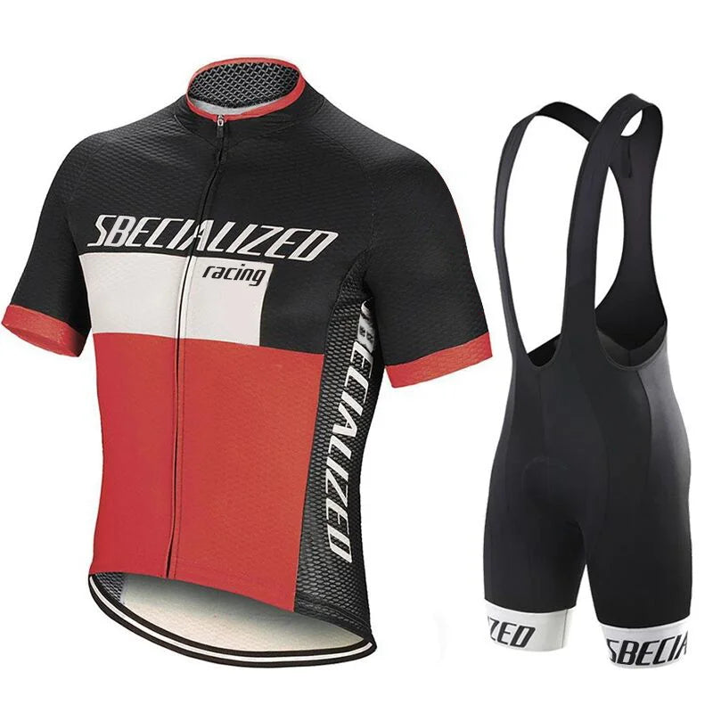 Velonix Fietskleding Set Heren – Ademende Zomer Wielertrui & Bib Shorts voor Racefiets & MTB
