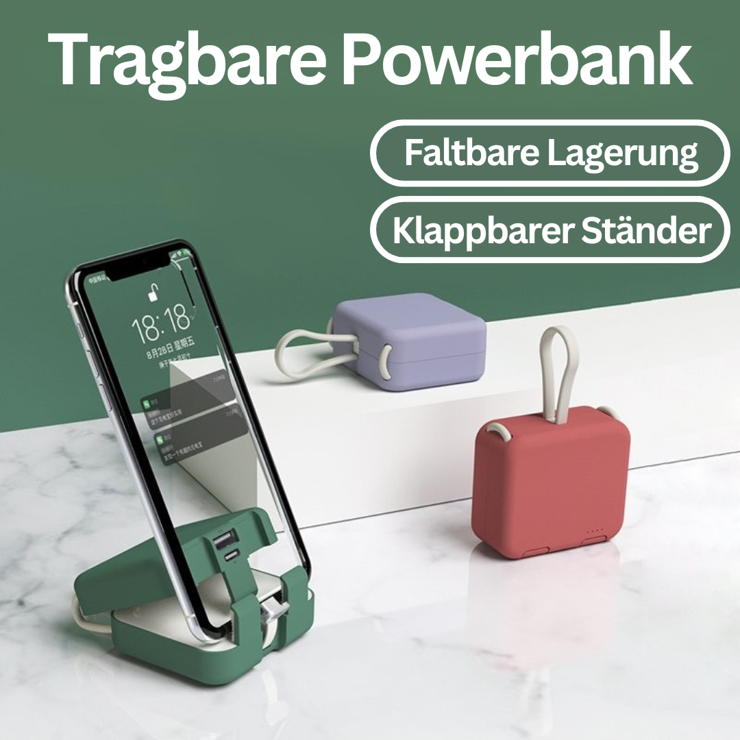 FoldCharge Opvouwbare Powerbank – Compact en Altijd Opgeladen