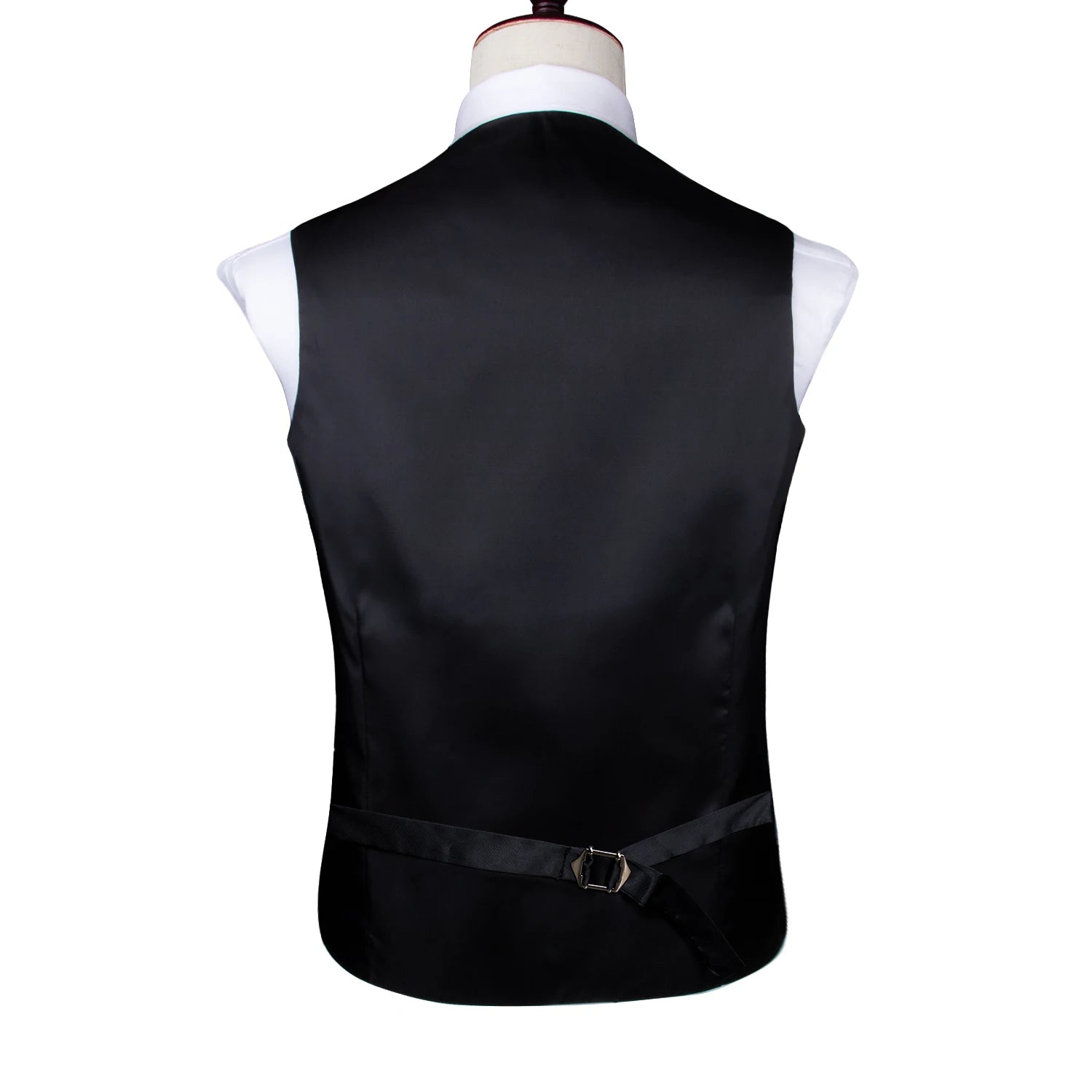 Redverne Heren Vest – Formeel Kerst Vest met Elanden & Sneeuwvlokken, Inclusief Stropdas en Bowtie