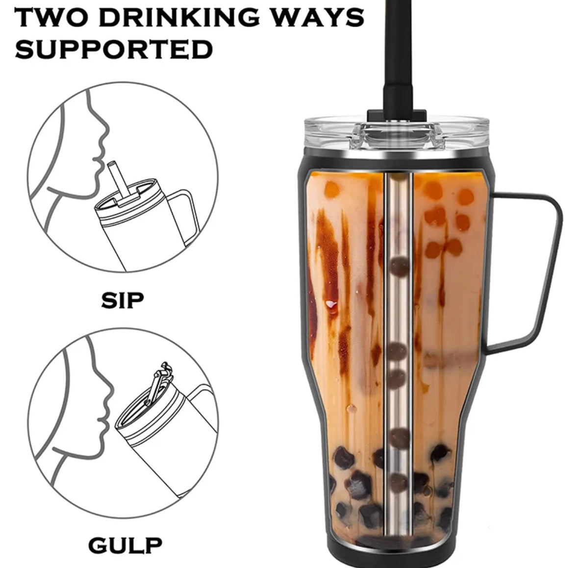 Melzano Stainless Steel Thermo Cool Drink Bottle - 1.2L, 100% Leakproof, Keeps Drink Warm for 7h / Cold for 24h