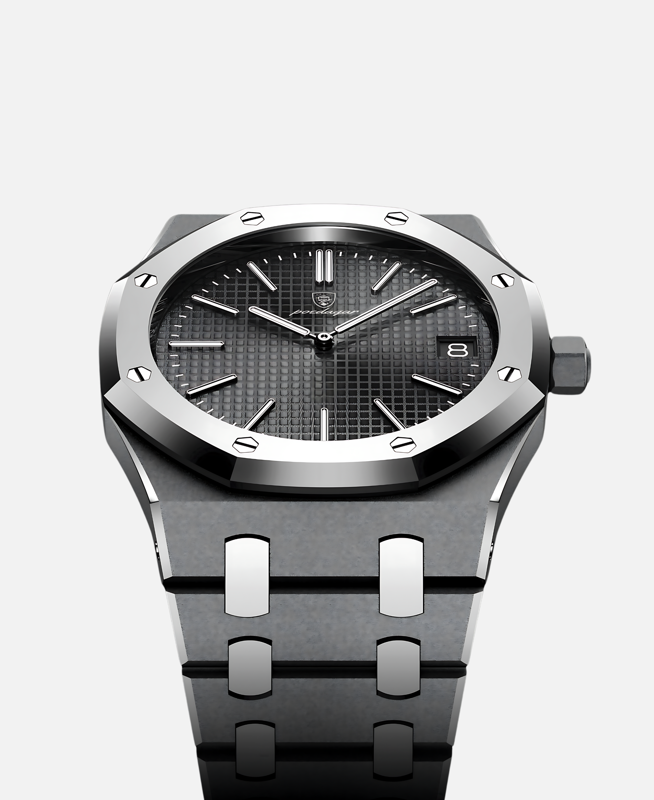 Valmoro Herenhorloge – Minimalistisch Design met Saffierglas & 5 ATM