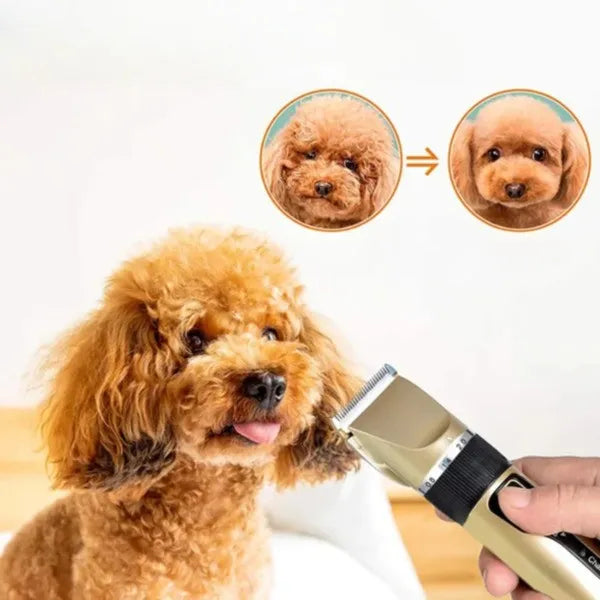 SilentPaws – Draadloze, stille vacht trimmer set – voor honden en huisdieren