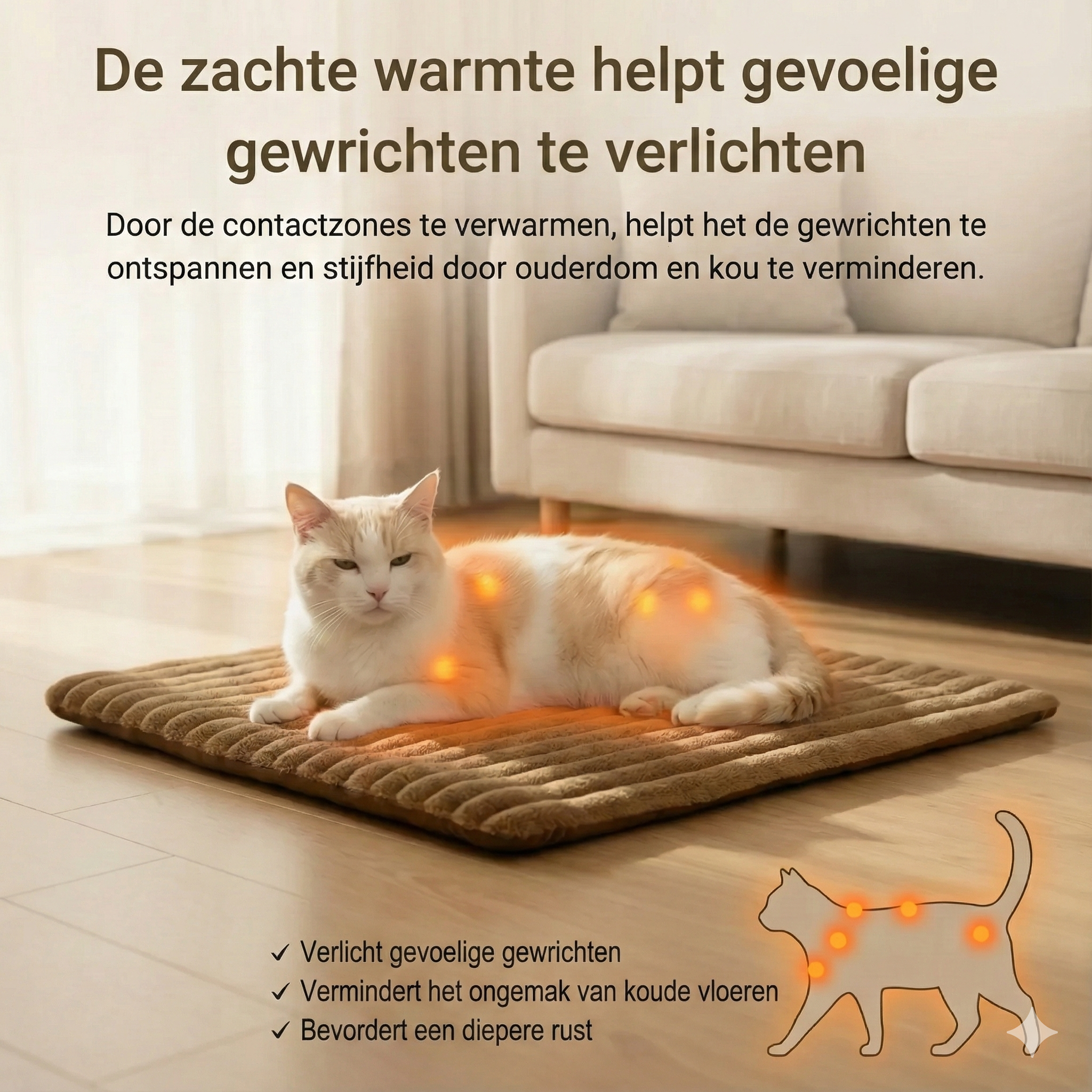 Despídete de los suelos fríos: ofrece a tu mascota un calor delicioso y natural