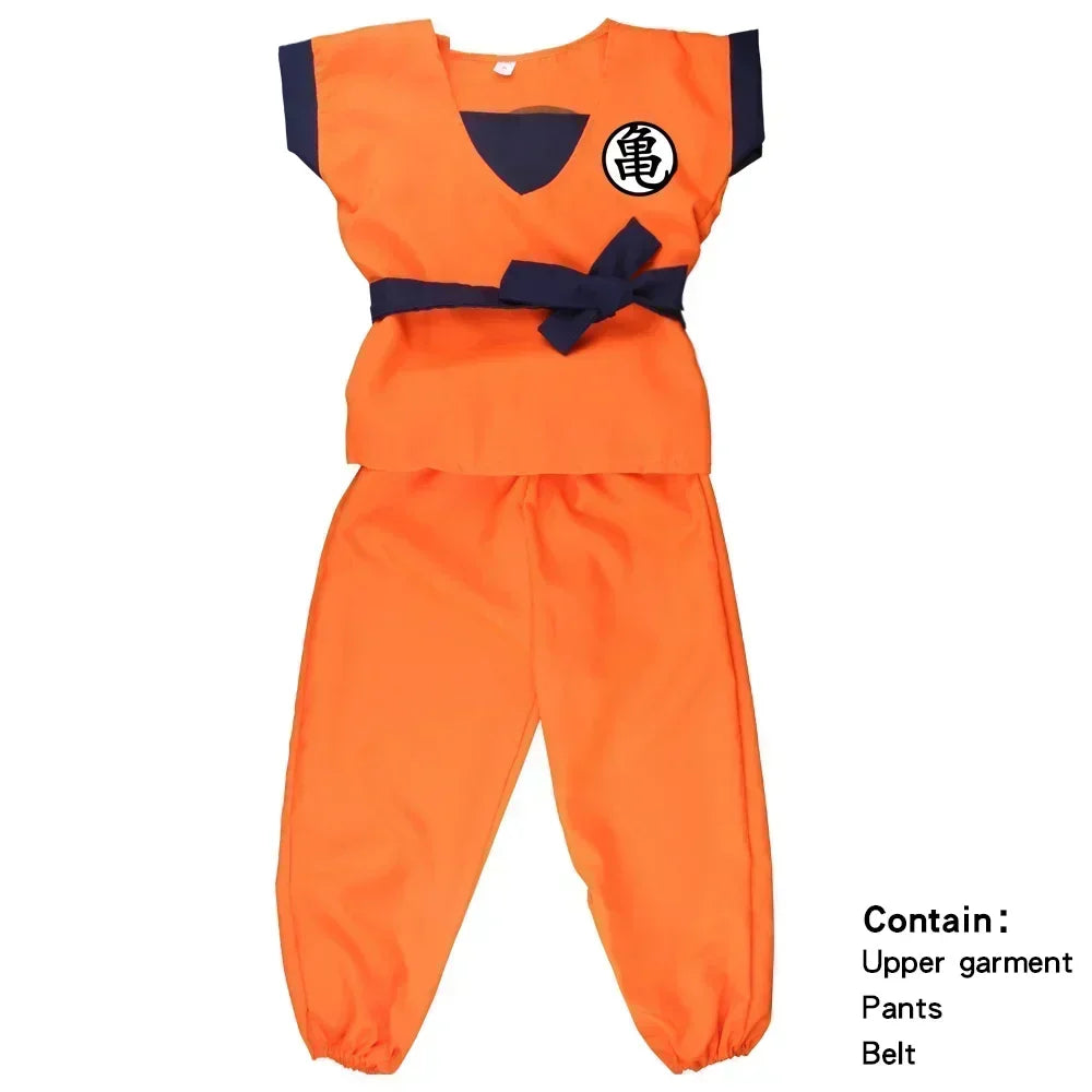AnimeForge – Oranje Anime Krijger Cosplay Kostuum voor Volwassenen & Kinderen