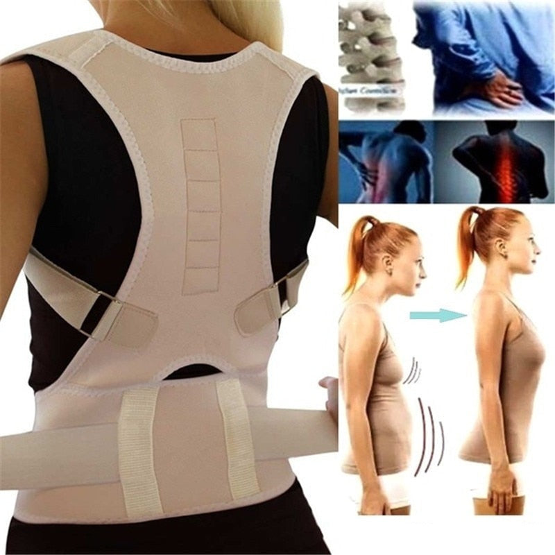 Postura – Magnetische Rugbrace voor Houdingsverbetering – Unisex Dagelijks Gebruik