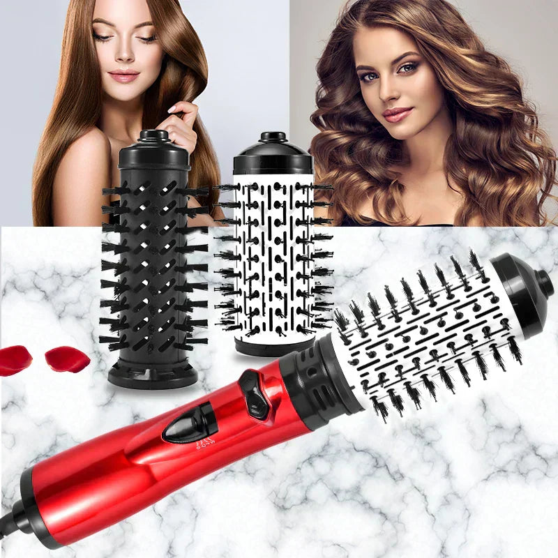 Revolveglam 3-in-1 Styler – Föhnen, Steilen & Krullen met Glans