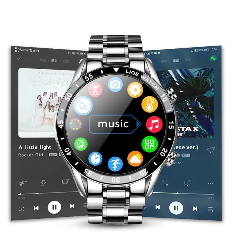 Orben – Smartwatch Deluxe Round IPS Screen Bluetooth Calling – Women & Men