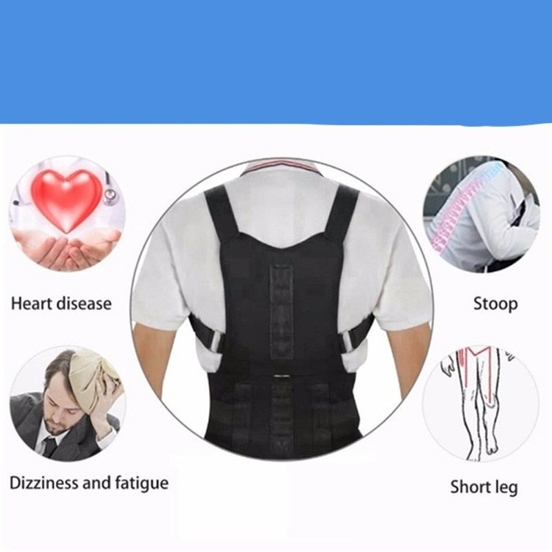 Postura – Magnetische Rugbrace voor Houdingsverbetering – Unisex Dagelijks Gebruik