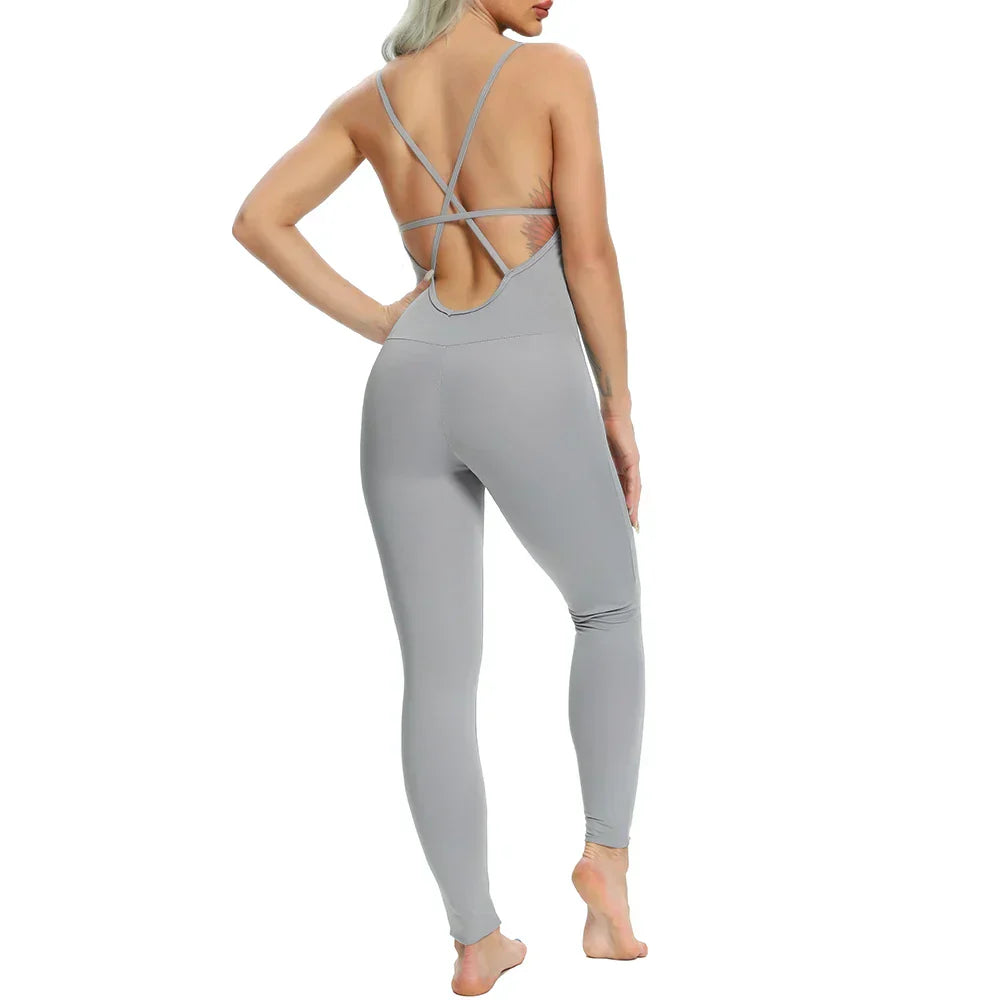 Melzano Active - Yoga Bodysuit Gym Set