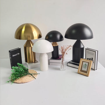 Musheno – Scandinavische paddenstoel tafellamp – Metaal designlamp