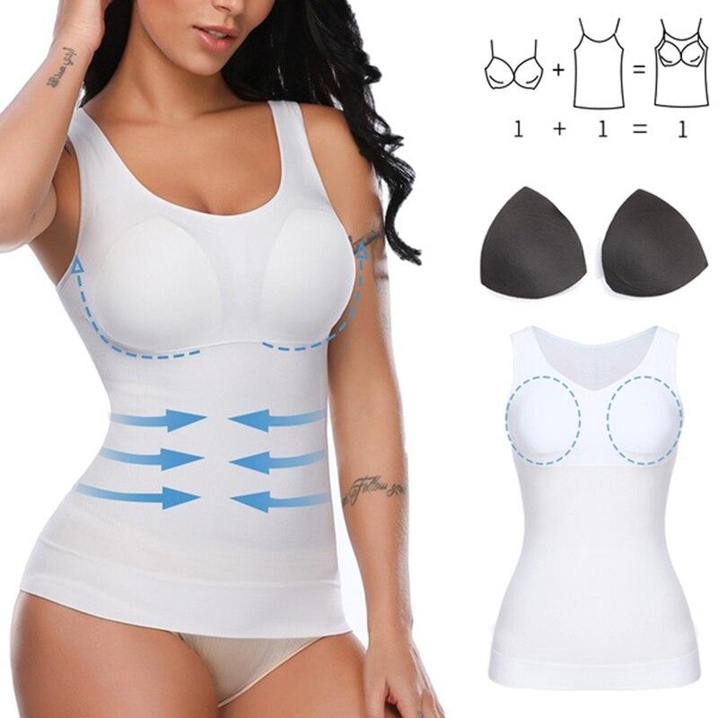 Luniva – Dames shaping tanktop met spandex en naadloos ontwerp – Dagelijks gebruik en vrije tijd