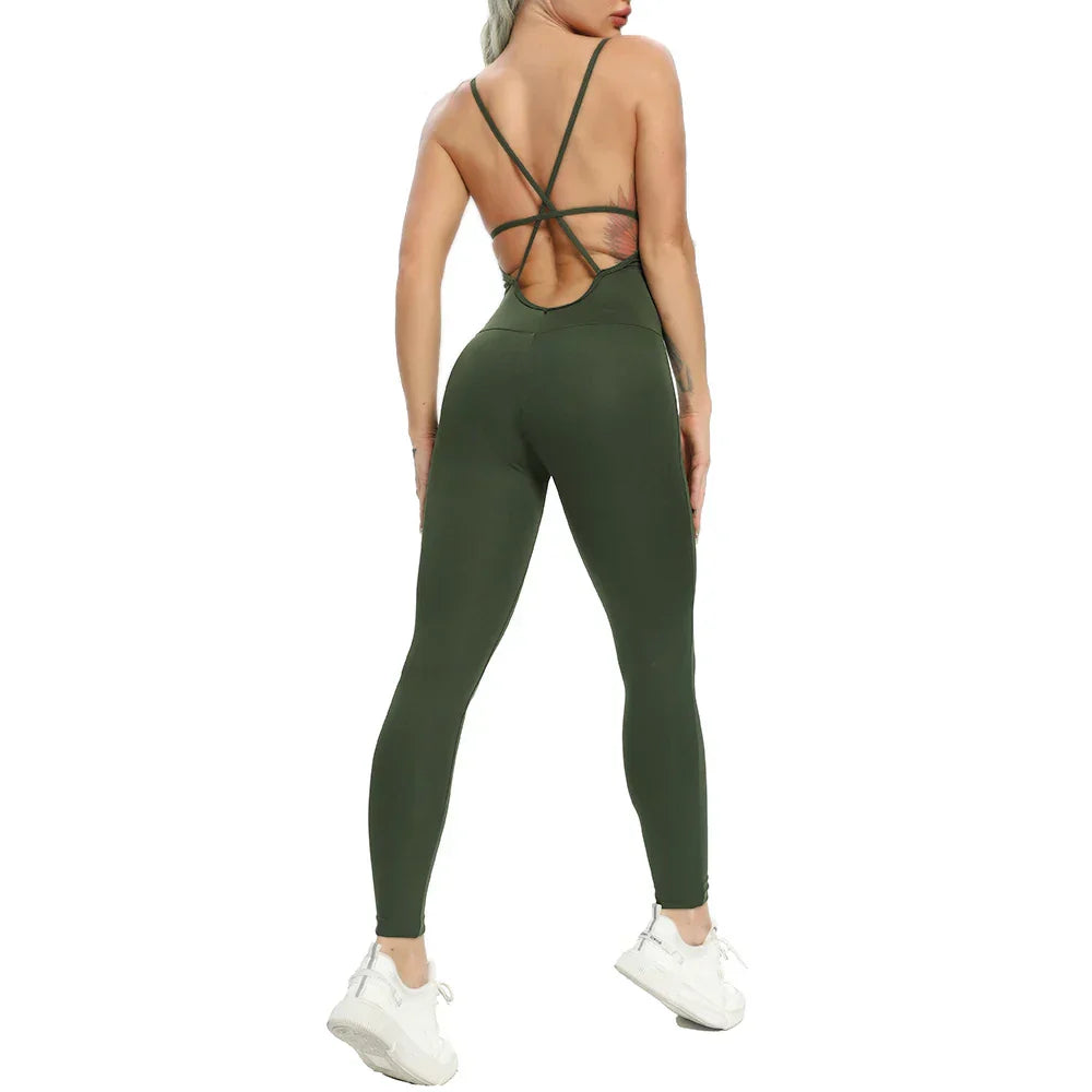 Melzano Active - Yoga Bodysuit Gym Set
