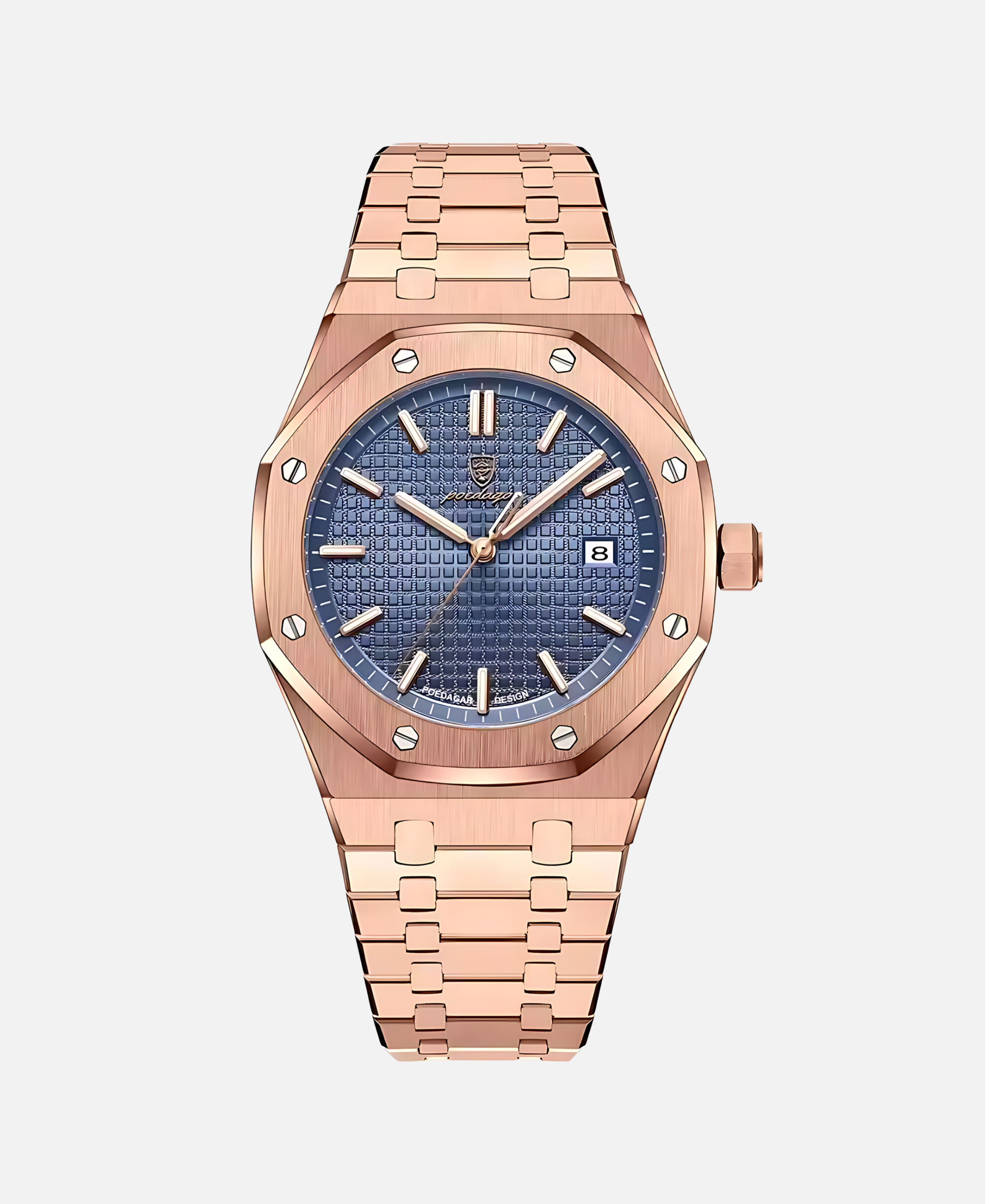 Valmoro Herenhorloge – Minimalistisch Design met Saffierglas & 5 ATM