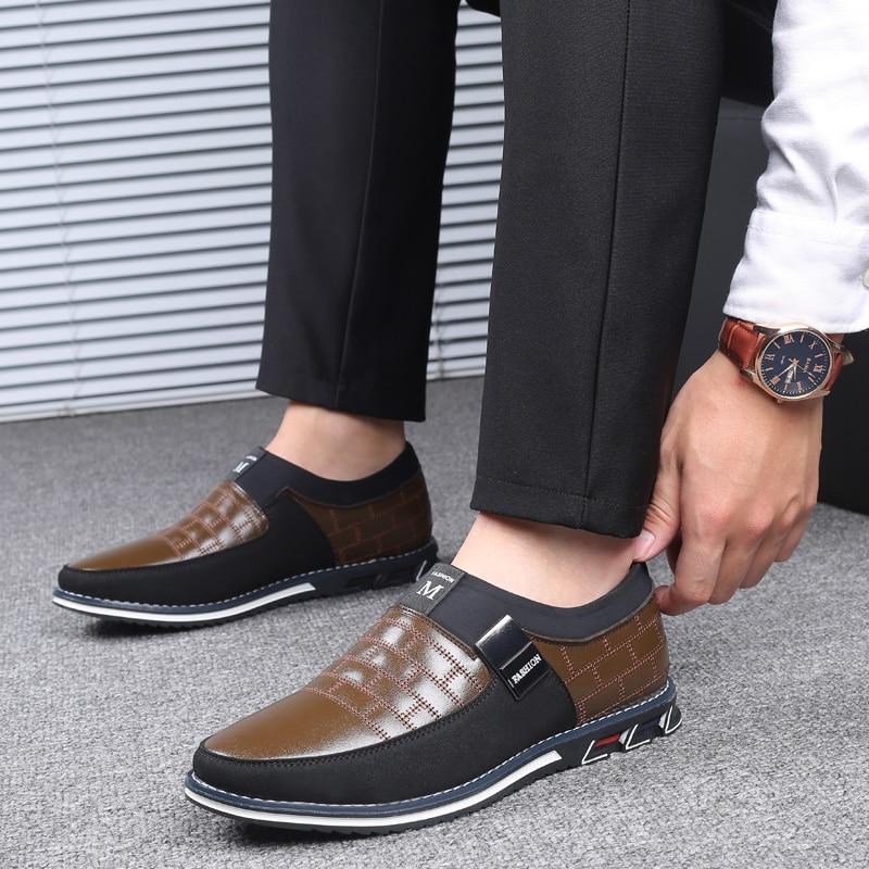 Zapatos de cuero para hombre Ademend