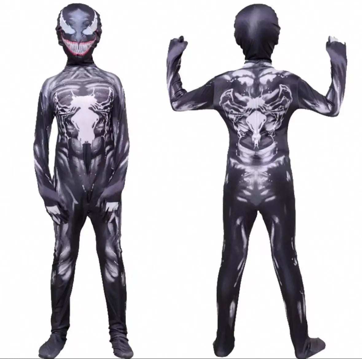 SpookiKids – Halloween Kostuum Jongens 3D Stijl – Kinder Verkleedkleding Multicolor