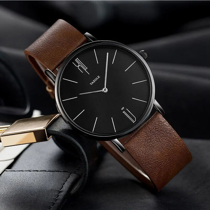 Monteluce Herenhorloge – Elegant Old Money Design met RVS Armband 40 mm